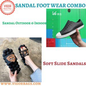 Sandals Anti-slip in indoor areas & Lightweight Breathable Sandal Outdoor & Indo